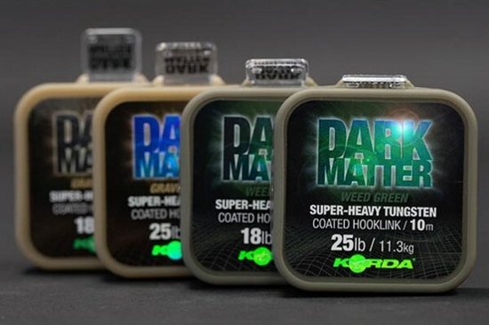 Korda Dark Matter Super-Heavy Tungsten Coated Hooklink 10m - Maat : Brown 25lb van Merkloos — afbeelding 3