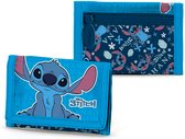 Portefeuille Lilo et Stitch 13 x 8 cm - Polyester - bleu