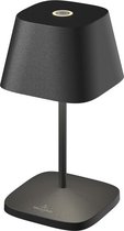Lampe à poser Villeroy & Boch Naples 2.0 LED | Dimmable | Batterie et station de charge |Couleur Noir