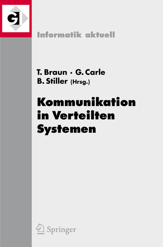 Kommunikation in Verteilten Systemen (KiVS) 2007 - cover