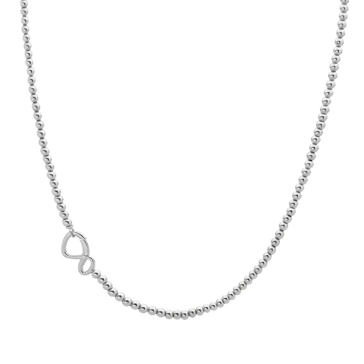Sparkling Jewels ketting | Silver 3MM NLK-S-3MM-042