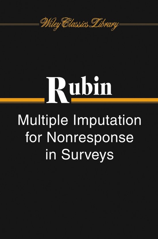 Multiple Imputation For Nonresponse In Surveys - cover