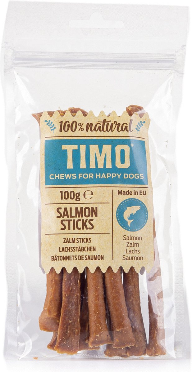 Timo Sticks 100 g - Hondensnacks - Zalm