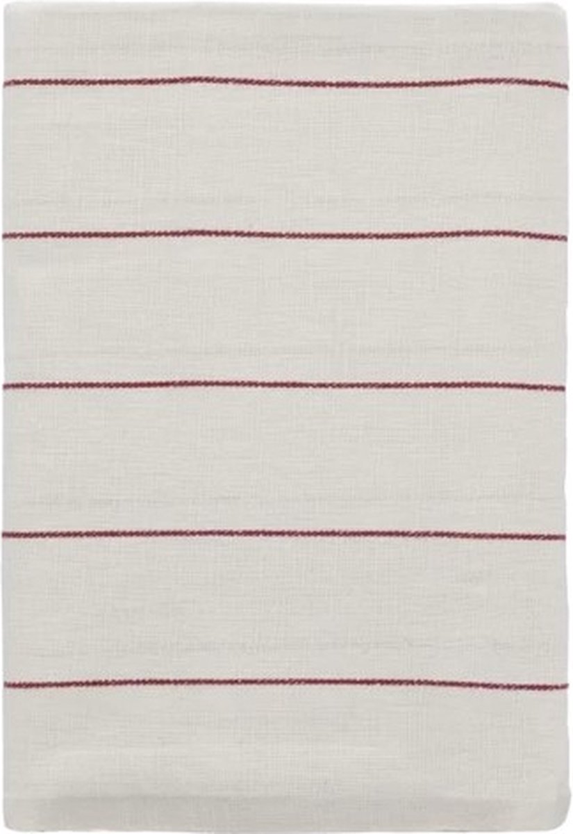 Södahl Line Tafelkleed 140 x 320 cm Offwhite/Red