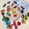 Afbeelding van het spelletje Speelgoed - Puzzel - Houten Speelgoed - Educatief - Montessori - Geschikt voor kinderen