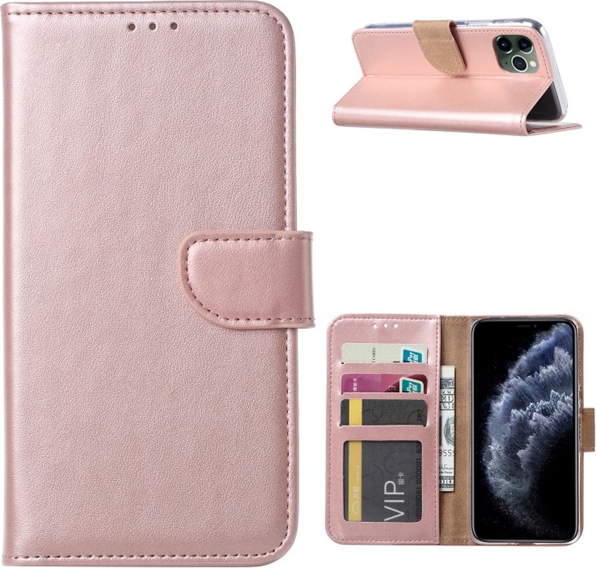 Cityhoesje – iPhone 11 Pro Max Bookcase incl. Pasjeshouder