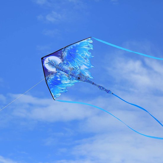 Enrouleur De Cerf-volant 18,3 Cm – Corde 200 M Haute Résistance, Poignée Ergonomique, Verrouillage De Sécurité – Adulte Enfant