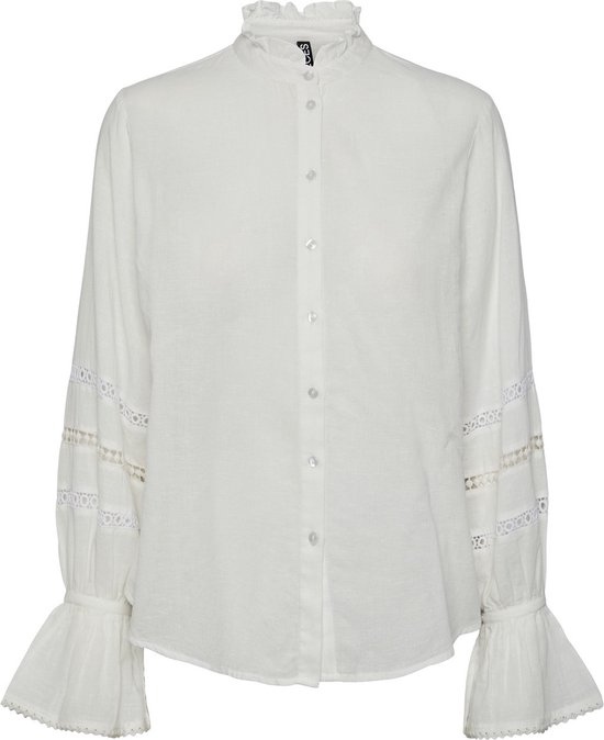 PIECES PCANNA LS SHIRT D2D QX Dames Blouse - Maat 48