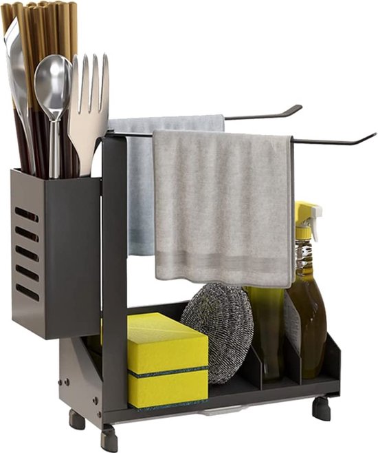 Dubbelzijdige snijplank van roestvrij staal, grote voedselveilig roestvrij staal en tarwestro kunststof snijplank voor de keuken, snijplanken met handige handgreep, antislip voeten, krasbestendig gaas