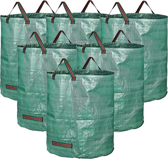 3 x 272L Sac de Jardin Sac de Déchets de Jardin en PP Solide