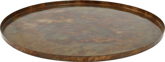 Foto: Ptmd cars copper antique iron tray round s