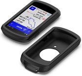 Beschermhoesje + screenprotector voor Garmin Edge 1040 - Siliconen beschermhoes voor fietsnavigatie - zwart