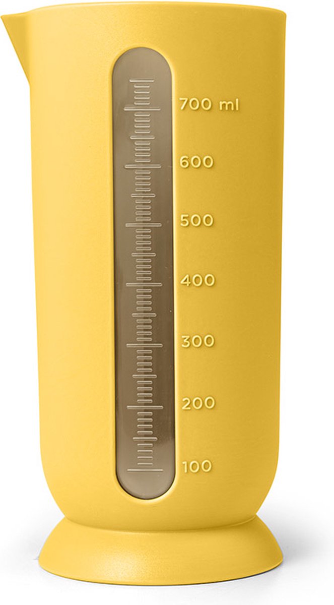 Maatbeker QB - 750 ml - Ø 8,7 x H 19 cm - licht woestijn geel