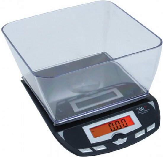 Balance de cuisine Professionnelle 7Kg précision 1gr NOIRE plateau