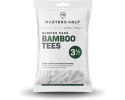 Masters - Bamboo Tees - 3 1/4 - Bumper Bag - White - 85 Stuks