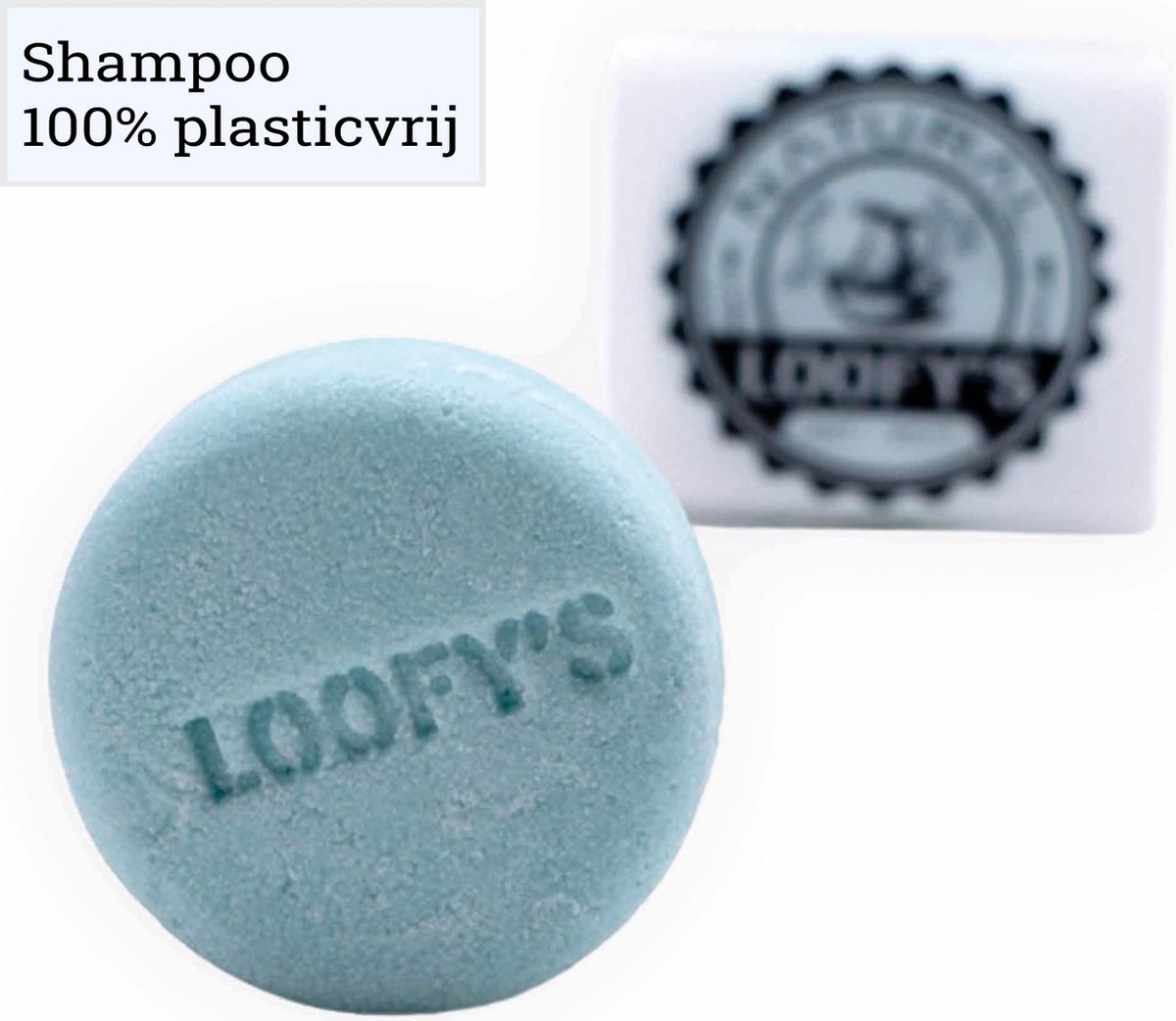 Loofy's - Voordeelverpakking Shampoo Bar voor Vrouwen - [Blue|Soft Cotton] - Alle Krullend Haar - Plasticvrij & Vegan - Loofys