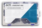ACID Onderdelenbox voor Spatborden 1.0 - ACD kids - Trekking- en mountainbike spatborden - Polypropyleen - Zwart