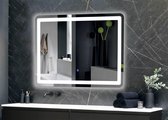 Quality Heating - Spiegel met verlichting - Badkamerspiegel - 50 x 70 cm - Frameloos