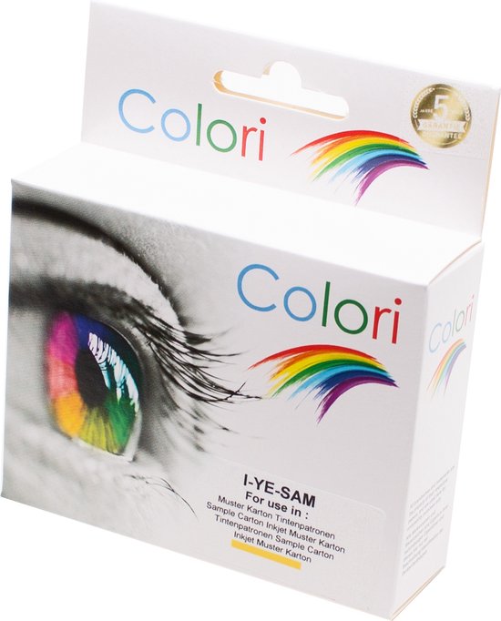 Cartouche d'encre de marque Colori Jaune pour Epson WorkForce Pro WP-4015DN WP-4025DW WP-4095DN WP-4500 WP-4515DN WP-4520 WP-4525DNF WP-4535DWF