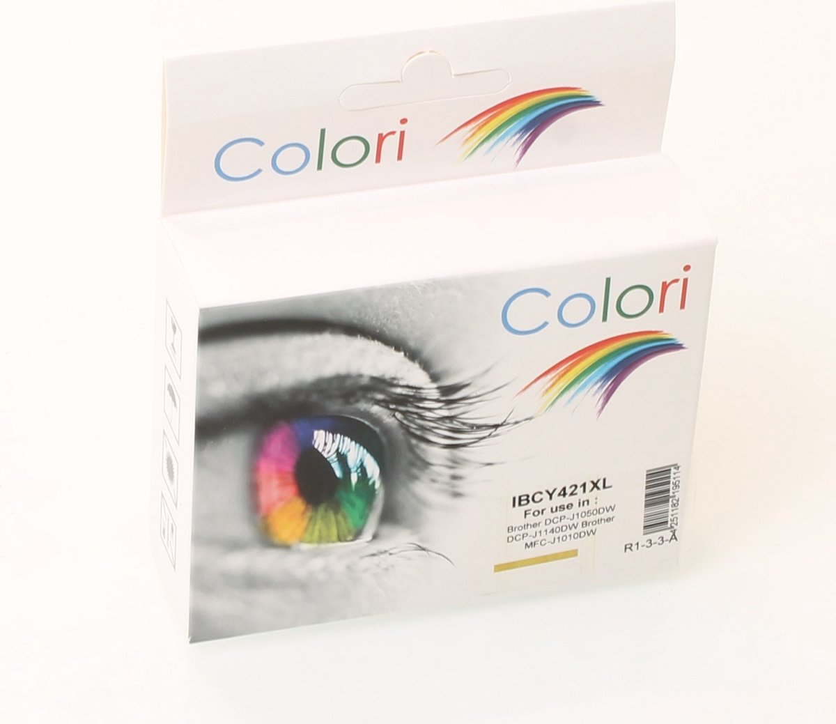 Colori huismerk inkt cartridge geschikt voor Brother LC421XLY Geel DCP-J1050DW DCP-J1140DW MFC-J1010DW
