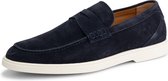 DenBroeck Thomas St. Suede leren instappers heren - Navy blauw leer - Maat 45