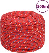 vidaXL - Boottouw - 10 - mm - 500 - m - polypropyleen - rood