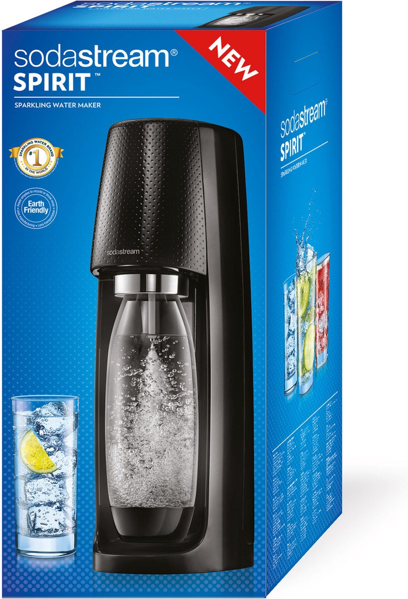 SodaStream Spirit Mega Pack bruiswatertoestel - incl. 3 flessen