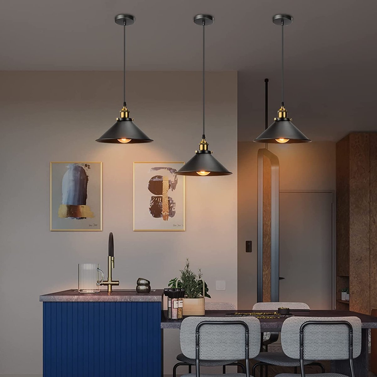 Industriële Plafondlamp Vintage Plafondlamp Retro ... – Vicedeal