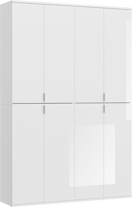 ProjektX kledingkast 8 deuren wit.