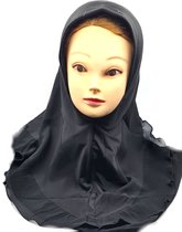 Zwarte hoofddoek, Hijab, instant hijab, instant scarf, hoofddeksels, scarf.