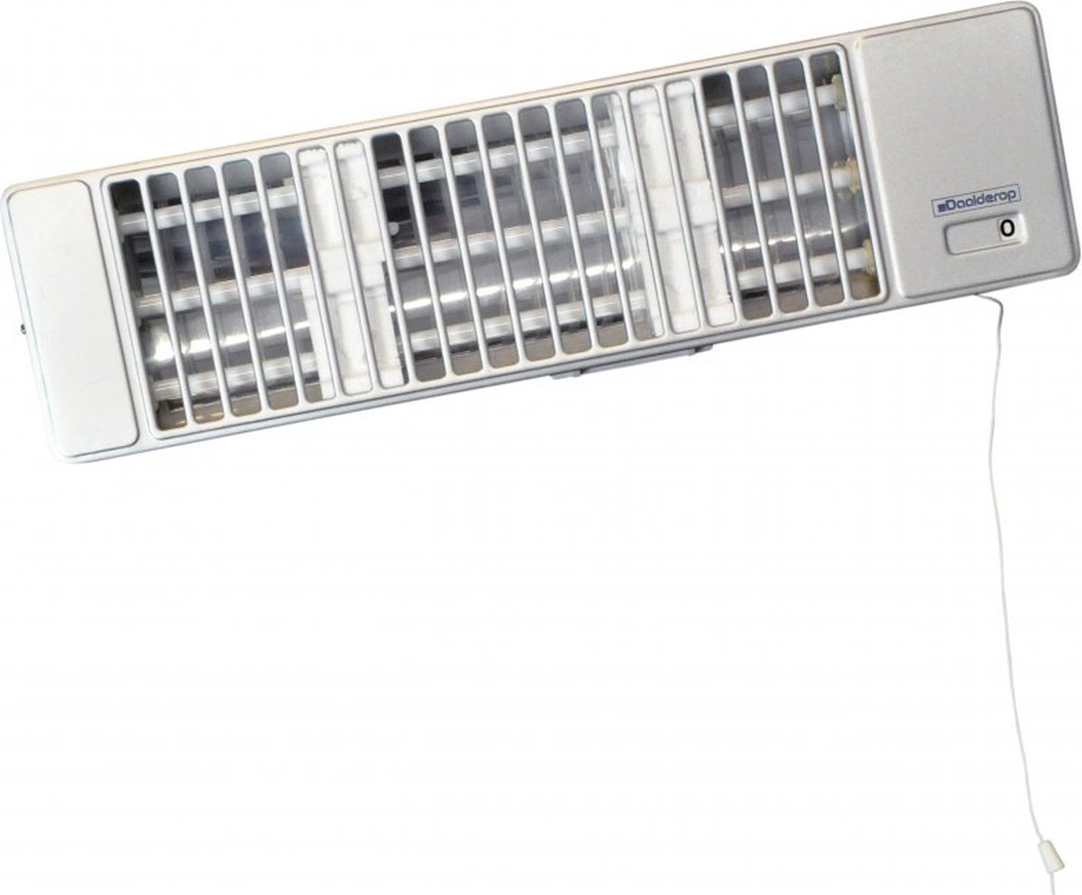 Daalderop - Badkamerkachel luxe 1500W / 230V - Wit / Zilver - Kamer kachel geschikt voor kleine ruimtes