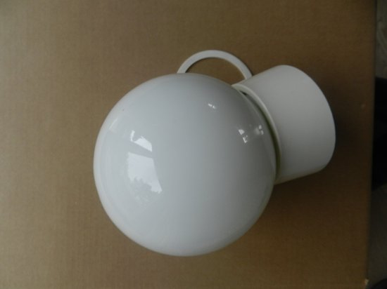 waarde Magnetisch Scheermes plafondlamp bol wit glas voor toilet en badkamer gemakkelijk op te hangen |  bol.com