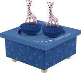 Sophie de giraf Muziekdoosje Milky Way - Dansende Sophie's - Baby muziekdoos - Kraamcadeau - Babyshower cadeau - Vanaf 12 maanden - 11.5x11.5x8.5 cm - Blauw