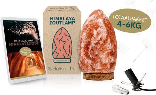 Zoutkristal Zoutlamp nachtlampje Himalaya zout