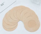 Tepel Covers beige - Tepel Covers 10 Stuks - Tepel Cover Rond - Boob Tape - Tepel Cover Nude Kleur - Tepelcovers - Onzichtbare BH - Tepel Plakkers - Tepel Covers Dress - Tepel Cover Plakkers - Ronde Tepel Covers - Ronde Tepel Plakkers 10 Stuks