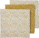 Meyco Baby Cheetah hydrofiele doeken - 3-pack - honey gold - 70x70cm