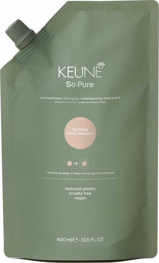Keune So Pure Polish Shampoo Refill 400ml