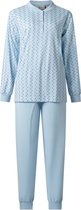 Lunatex dames pyjama | MAAT L | Porto daisy | blue