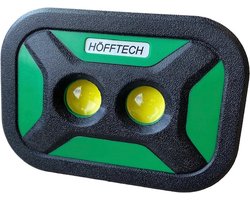 Hofftech Krachtige oplaadbare bouwlamp - 10W - IPX5 - met magneethandvat - 16 x 10 x 4,5 cm