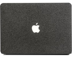 Lunso Geschikt voor MacBook Air 13 inch (2010-2017) cover hoes - case - glitter zwart