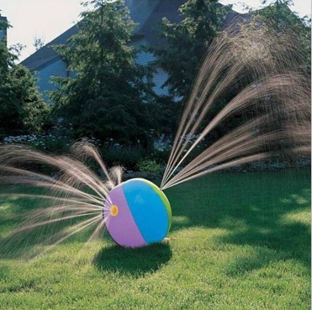 Arroseur gonflable d'ananas pour le jouet extérieur de jet d'eau de pelouse  de jardin d'été-Bestway