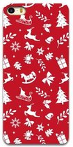 GadgetBay Kerstmis hoesje rood iPhone 6 en 6s TPU Christmas case Red Kerst cover
