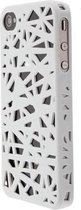 GadgetBay iPhone 4 4s vogelnest hoesje cover case bird nest ontwerp - Wit