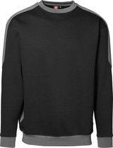 ID-Line 0362 Sweatshirt Zwart/GrijsM