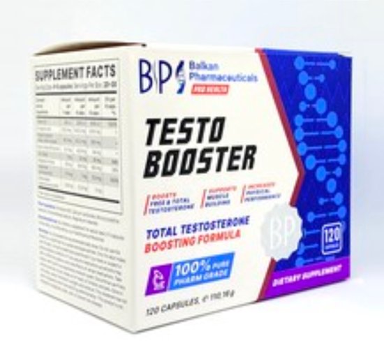 Testo Booster 120 Capsules Balkan Pharmaceuticals