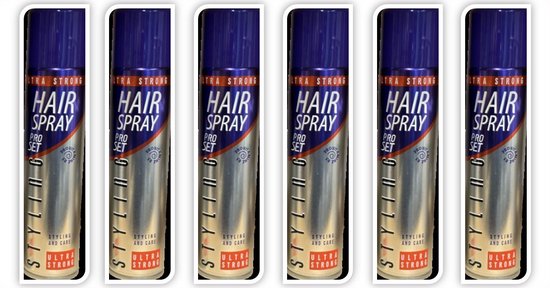 Proset Haarspray – Ultra Strong - Voordeelverpakking 6 x 250 ml