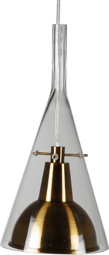 Sirius verlichting hanglamp Ø25cm aluminum, glas messing.