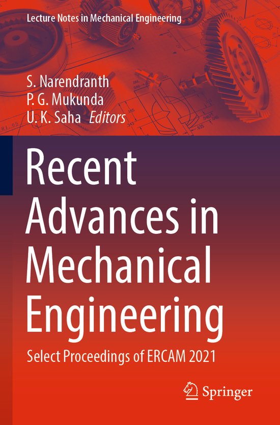 Lecture notes in mechanical engineering recent advances in mechanical