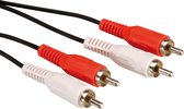 Câble ROLINE RCA , duplex ST / ST, câble audio 2,5 m 2,5 m Zwart