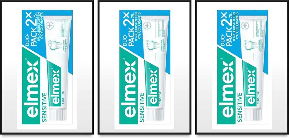 Goedkoopste Elmex® Sensitive Tandpasta - 6 x tube 75 ml - Tandpasta voor gevoelige tanden
